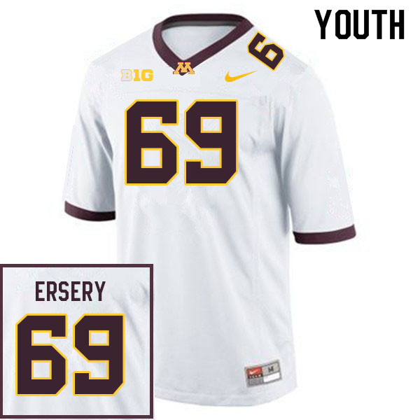 Youth #69 Aireontae Ersery Minnesota Golden Gophers College Football Jerseys Sale-White - Click Image to Close